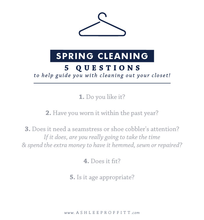 Spring Cleaning Tips For Your Closet | Megan Michele for Ashlee Proffitt