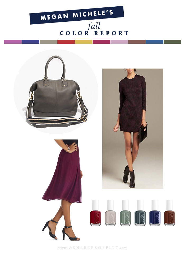 Fashion: Fall Color Report | Megan Michele for AshleeProffitt.com