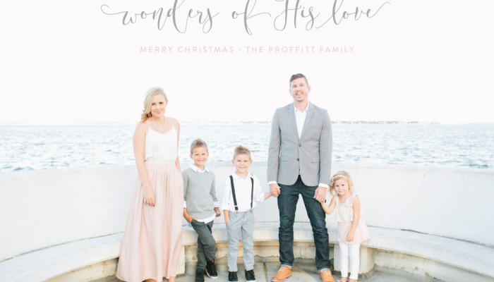 Merry Christmas from The Proffitt Family | Photo by Laura Foote, CIHI Photography