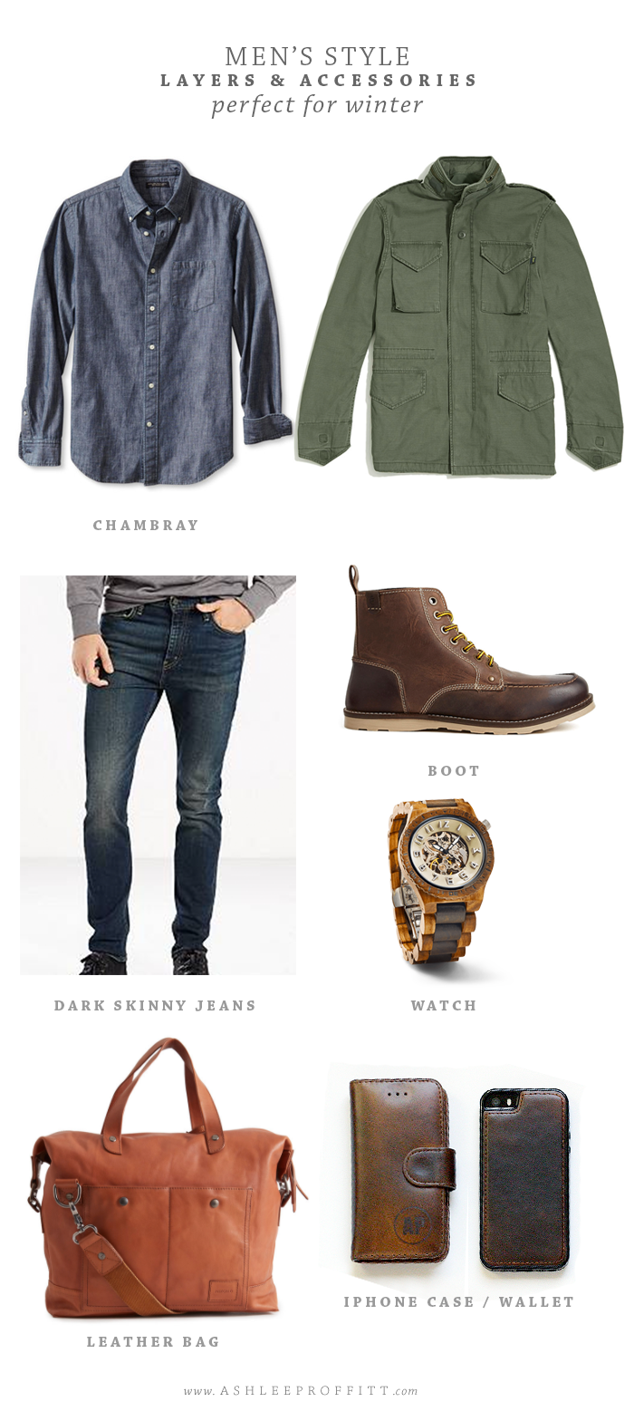 Men's Winter Style | Layer & Accessories | by Ashlee Proffitt