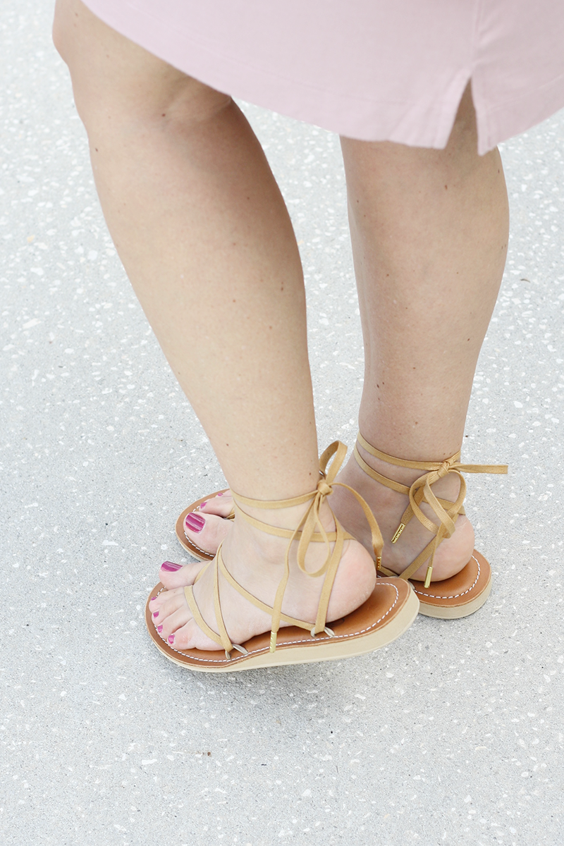 Sseko Leather Ribbon Sandals & Crossbody Bag | Ashlee Proffitt