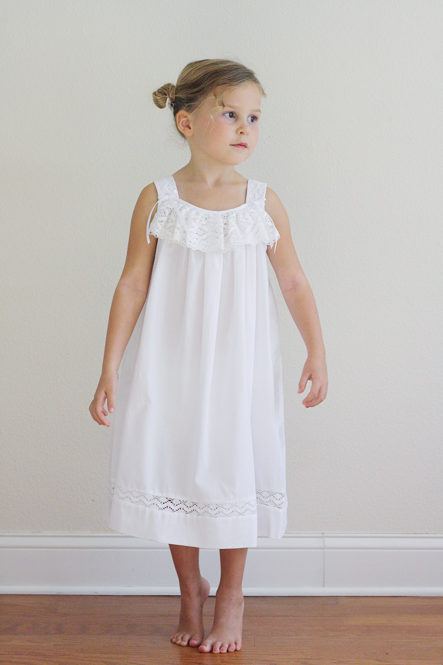 Strasburg Children | Girls White Lace Dress | Flower Girl | Ashlee Proffitt