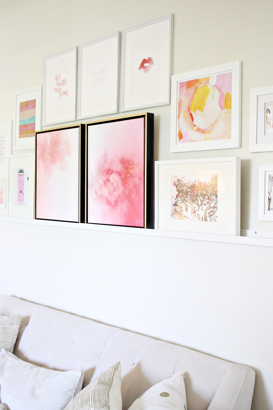 The perfect art for your Gallery Wall | Lindsay Letters & Anna With Love| by Ashlee Proffitt