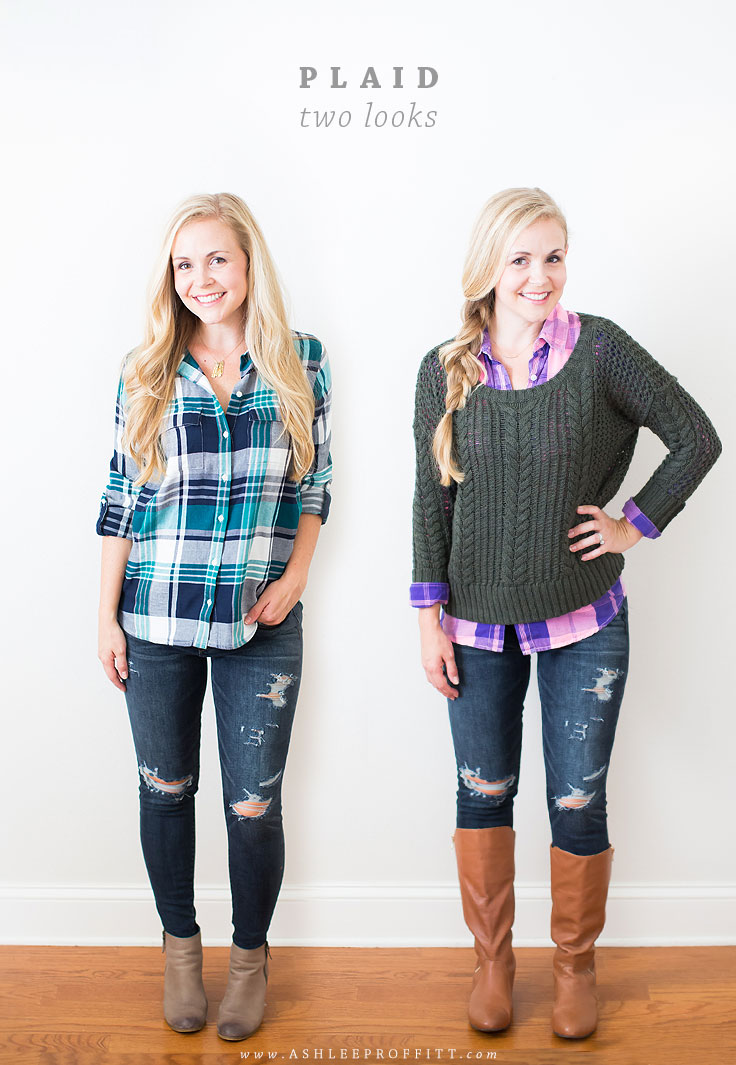 How To Wear Plaid: Two Looks & Sources | Megan Michele & Ashlee Proffitt